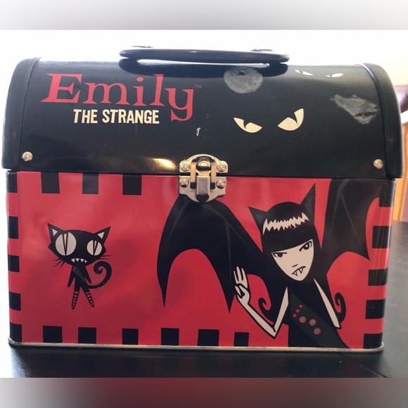 cosmic debris Accessories - 🐈‍⬛ Emily the Strange Ghoul School Lunchbox RARE VINTAGE